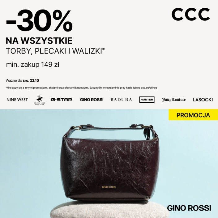 _1080 x 1080CCC_AW25_PR_PL_PROMOCJA 30 TOREBKI PLECAKI WALIZKI